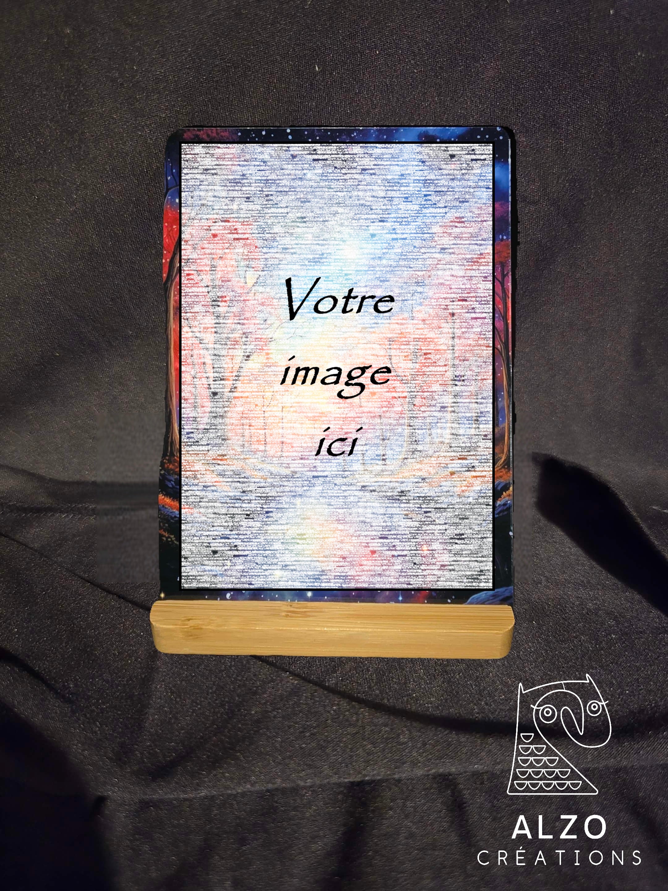 Plaque décorative en aluminum