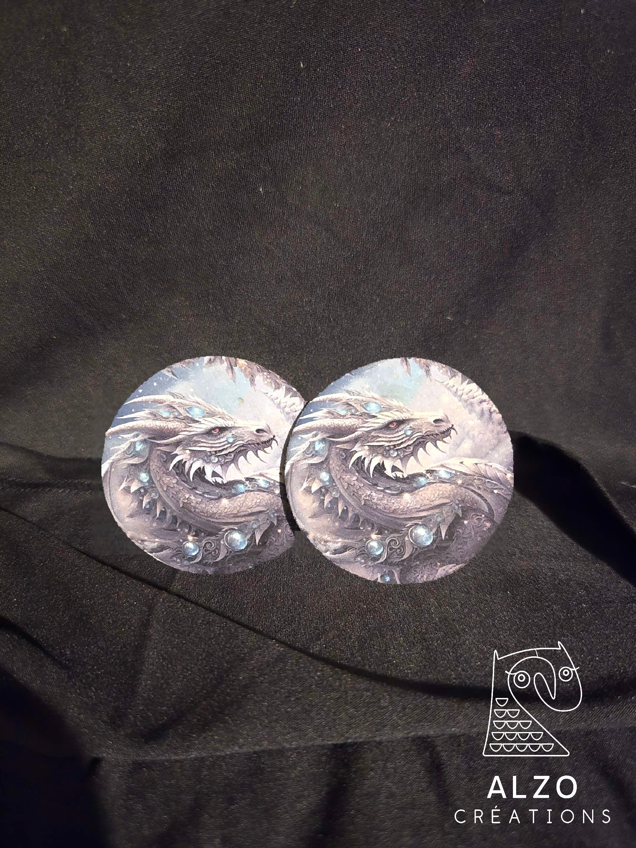 Sous-verres en tissus