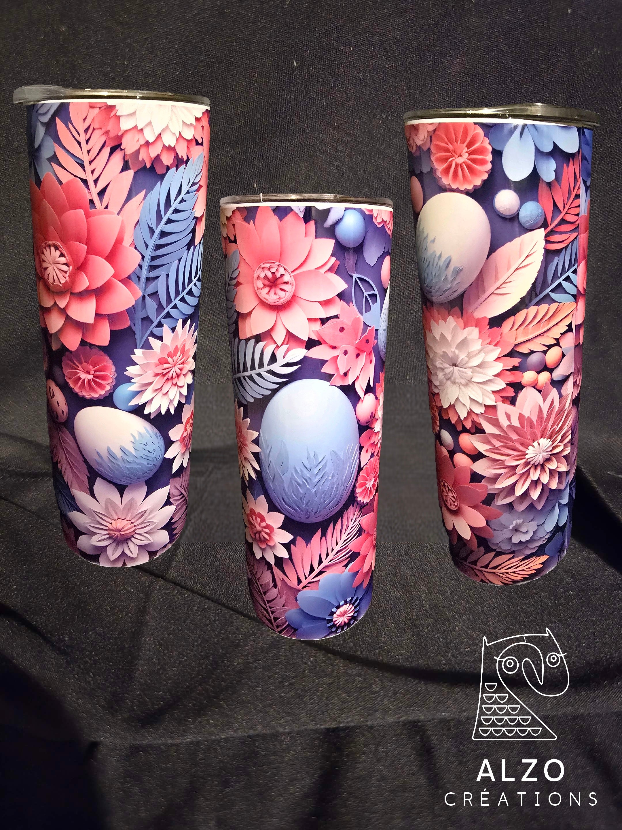 Tumbler Pâques oeufs